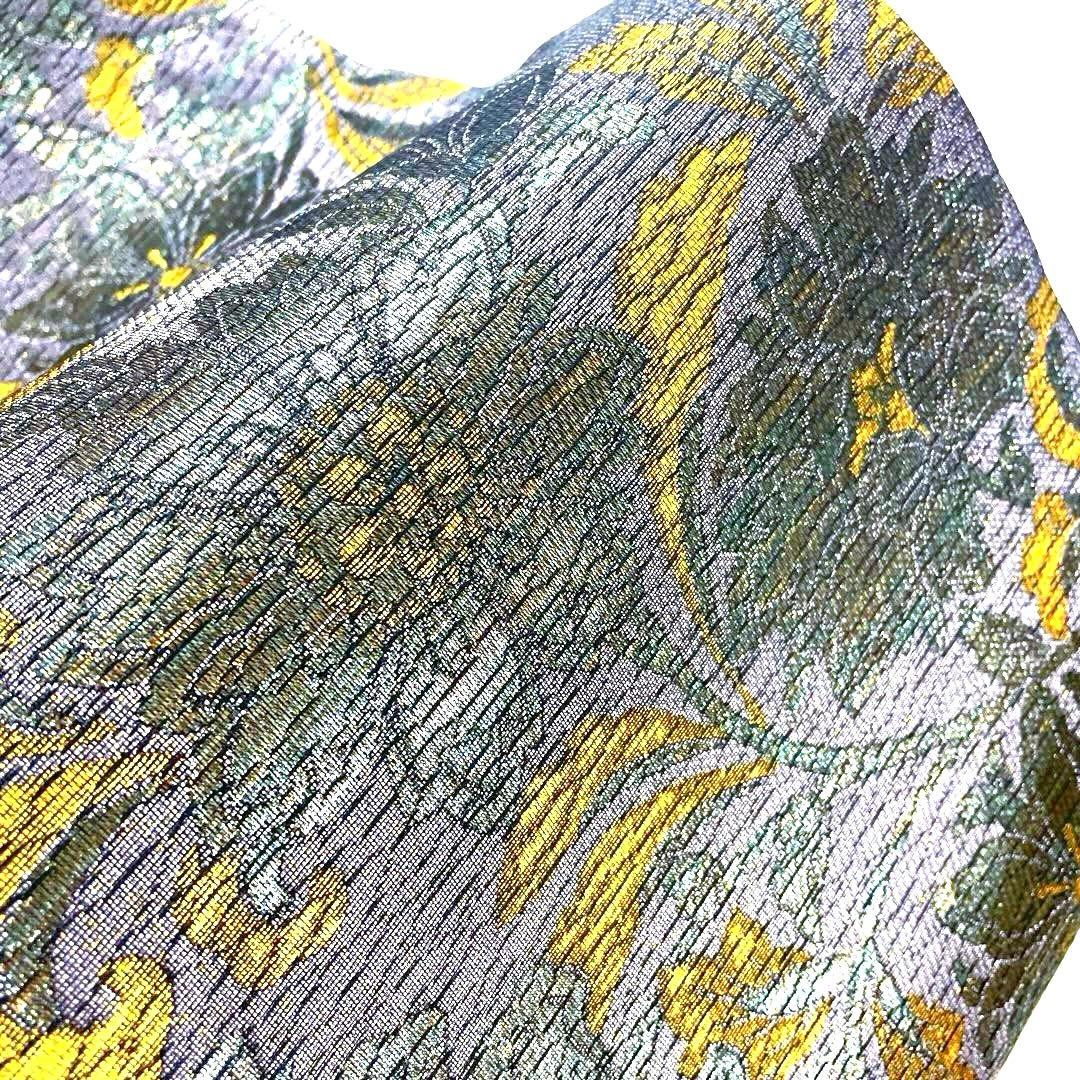 専用帯5021 ●高級 正絹 片面全通 リバーシブル 袋帯