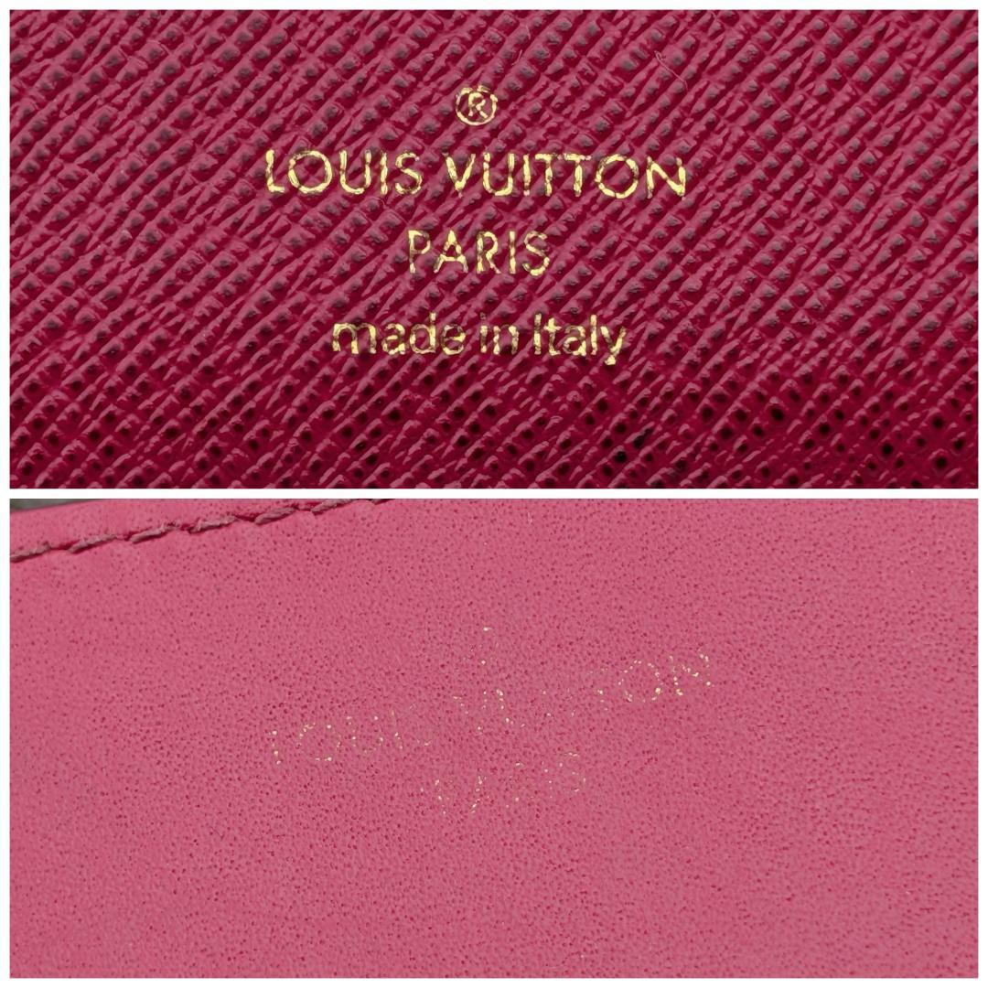 ルイヴィトン モノグラム ポルトフォイユ・ルー フューシャ M82377 IC