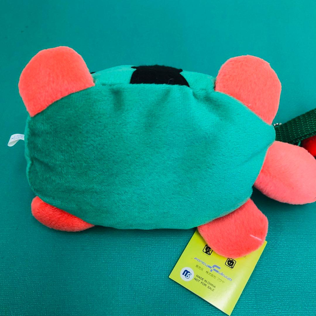 タグ付き 激レア★じゃがいぬくん ぬいぐるみポーチ フクヤ すいかめくん