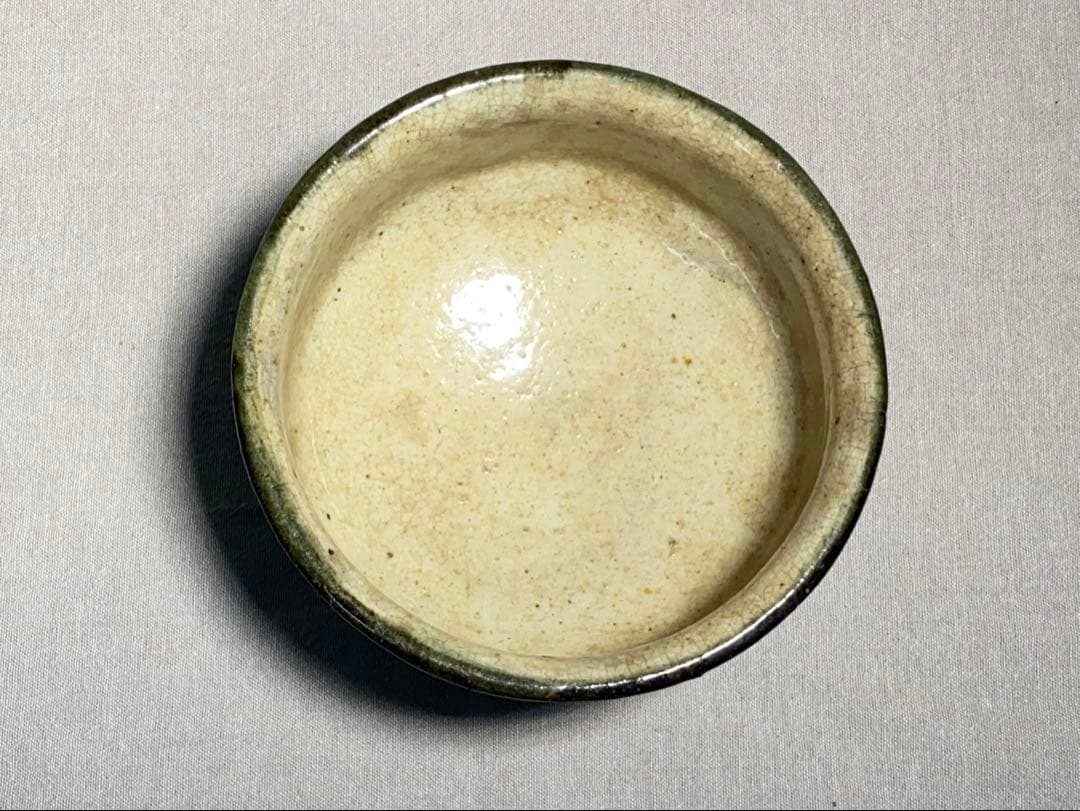 武内晴二郎作　鉄刷毛目面取鉢