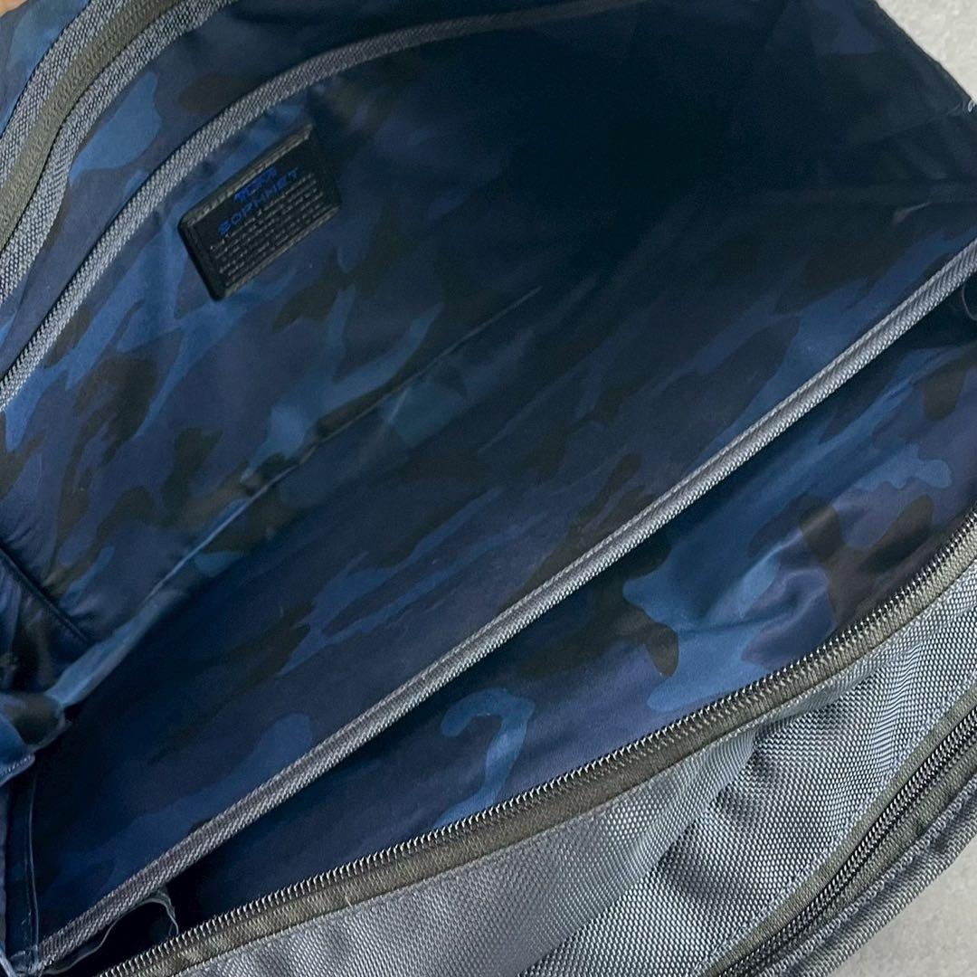 トゥミ×ソフネット別注 アルファ2 2way ビジネスバッグ ブリーフケース 紺