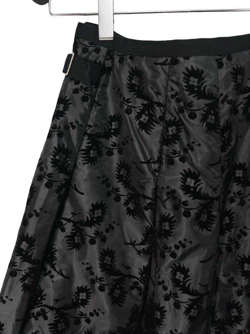 2018aw トリココムデギャルソン 花柄中綿フレアスカート