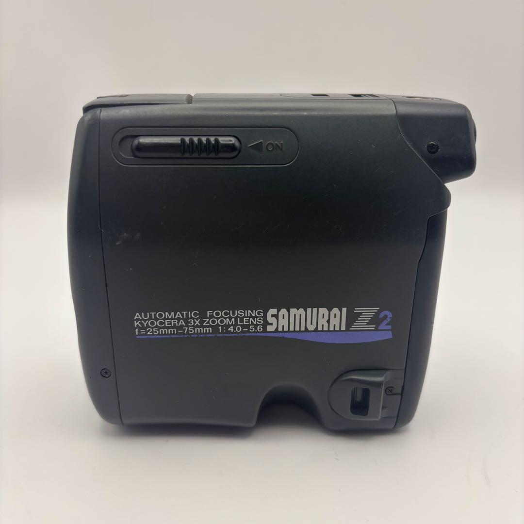 【希少】 京セラ SAMURAI Z2 コンパクトフィルムカメラ 新品電池付き