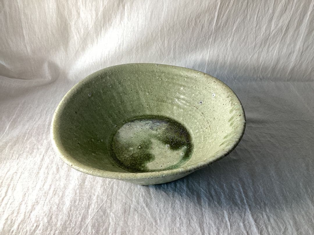 辻村唯 自然釉大鉢 陶芸家 深鉢 8寸以上 ボウル 大皿 丼