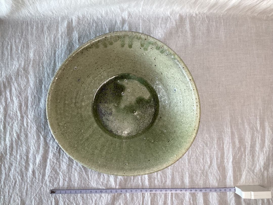 辻村唯 自然釉大鉢 陶芸家 深鉢 8寸以上 ボウル 大皿 丼