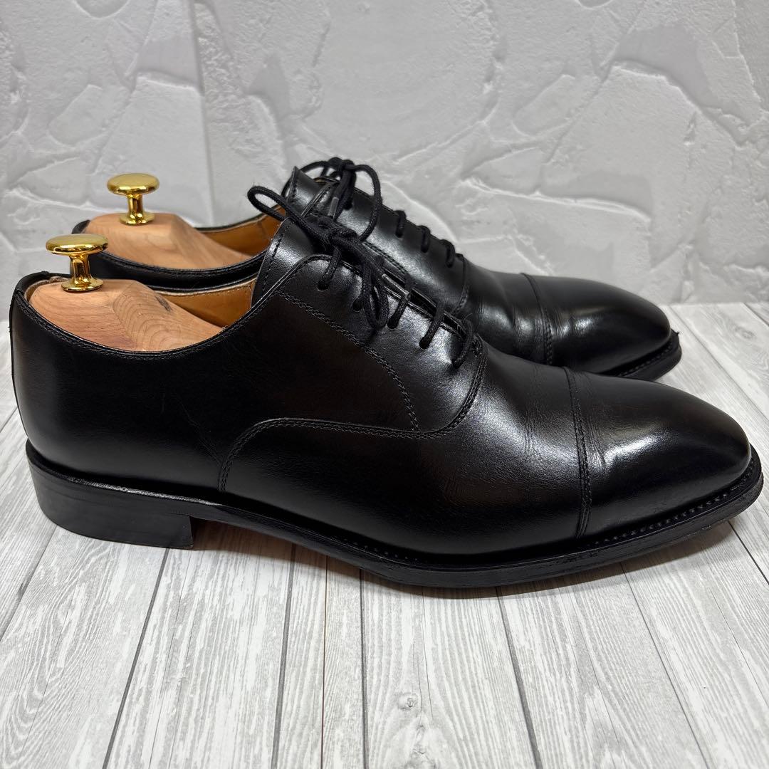 Berwick バーウィック 5217 ブラック ストレートチップ UK7