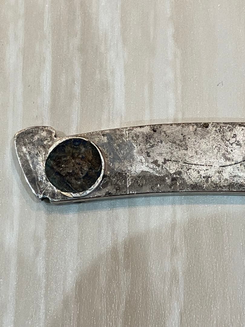 クロムハーツ　スクロールラベル　プレート