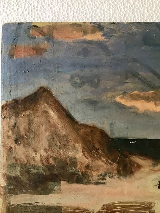 小栗美二 油彩画 / 満州映画協会 ＼黒田清輝 岡田三郎助 溝口健二