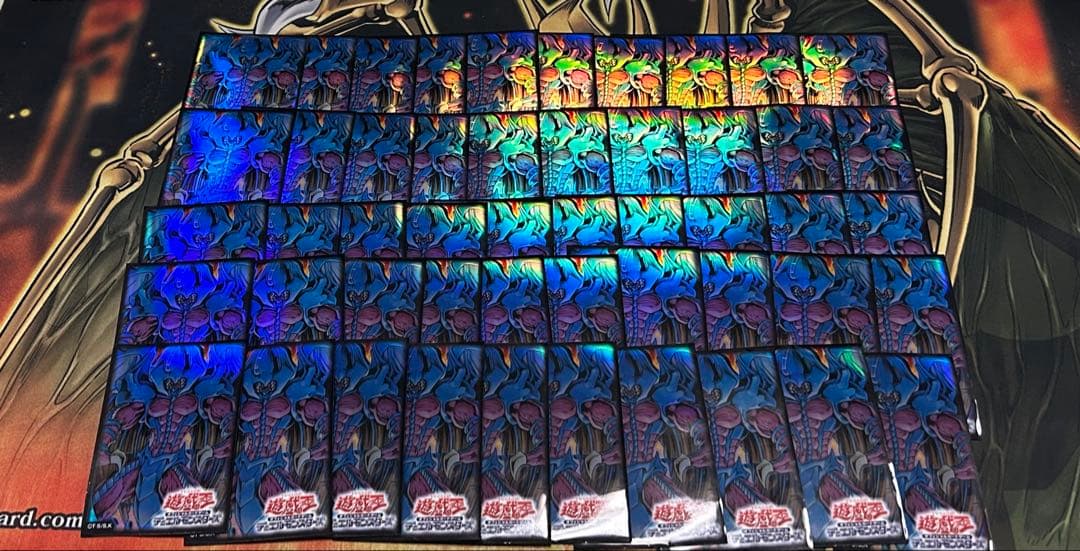 遊戯王 幻魔皇ラビエル 50枚　公式スリーブ 初期