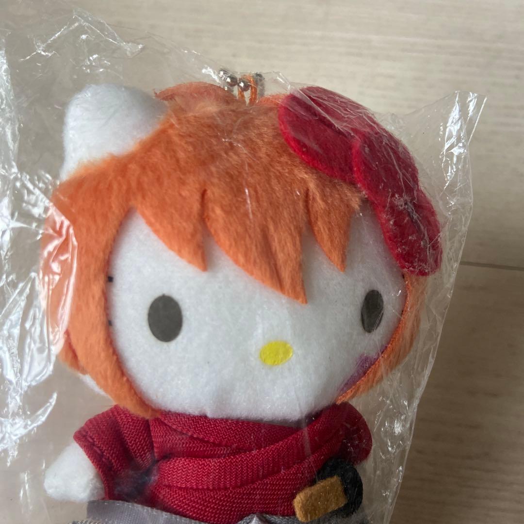 SANRIOキティるろうに剣心伝説の最期マスコットキーホルダーぬいぐるみ佐藤健