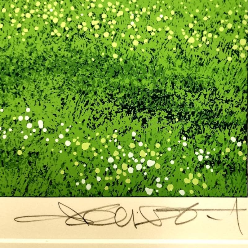 ☆池上壮豊☆「萌草-6」シルクスクリーン　e.d122/195