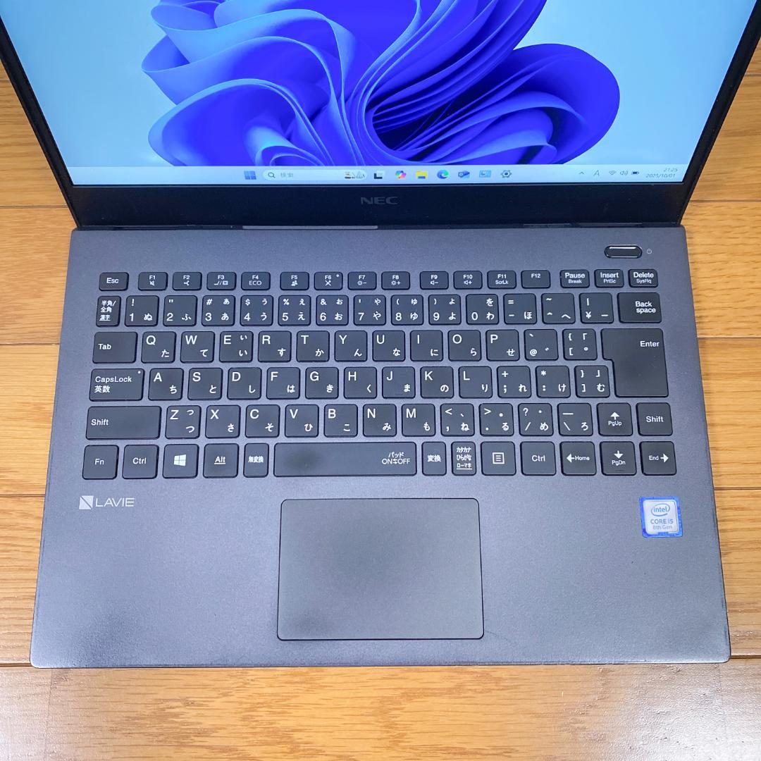 【ジャンク】NEC LaVie 8世代i5 NVMeSSD搭載ノートパソコン