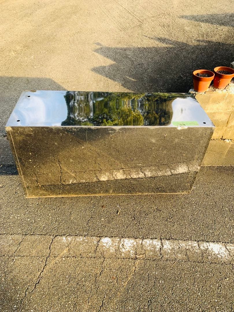 戸棚 ステンレス製収納　業務用　扉付き　高さ調整可能棚付き　120cm