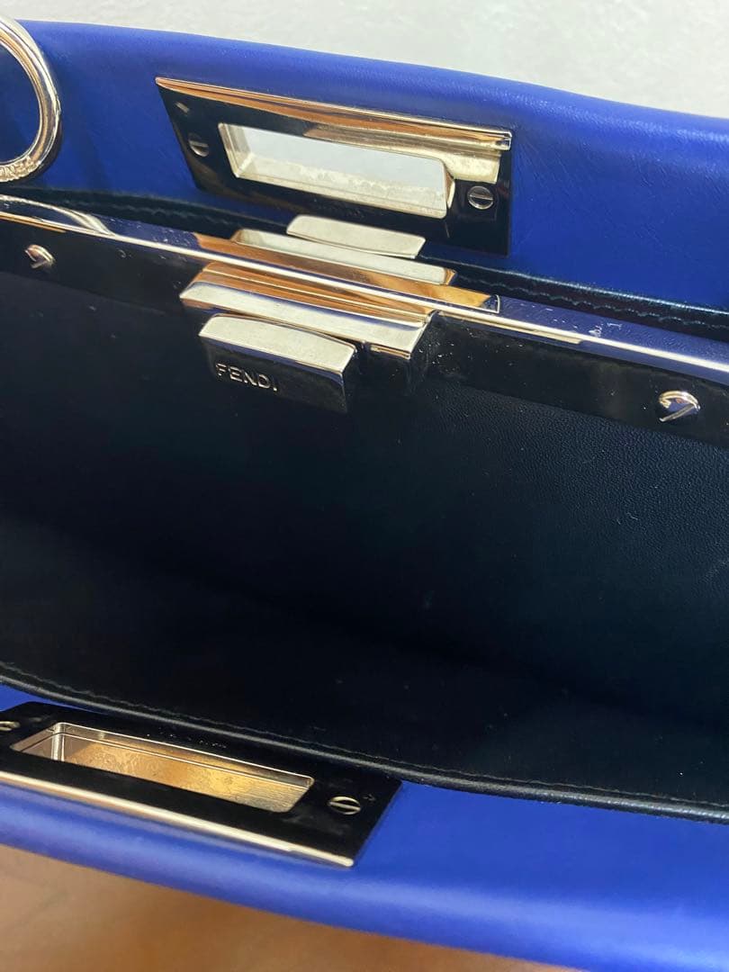フェンディ　ピーカブー　青　8BN226-Q9N