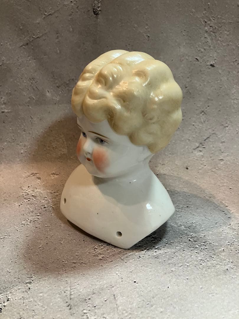 ドイツ　アンティーク　チャイナヘッドドール　大きいサイズ