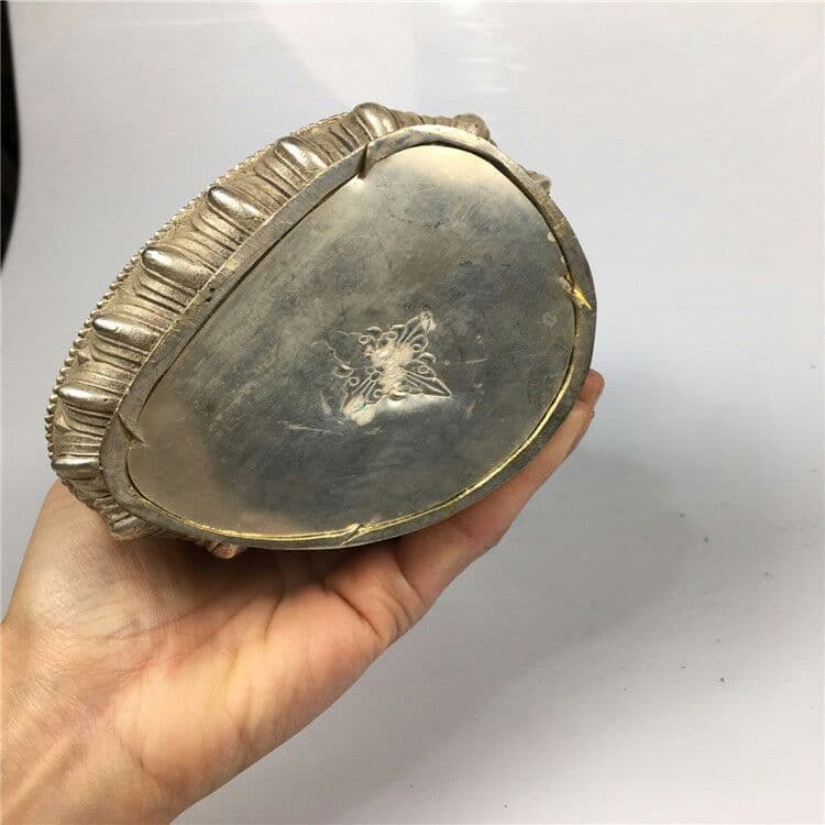 古玩芸品白銅宗喀巴仏像置物インテリア置物