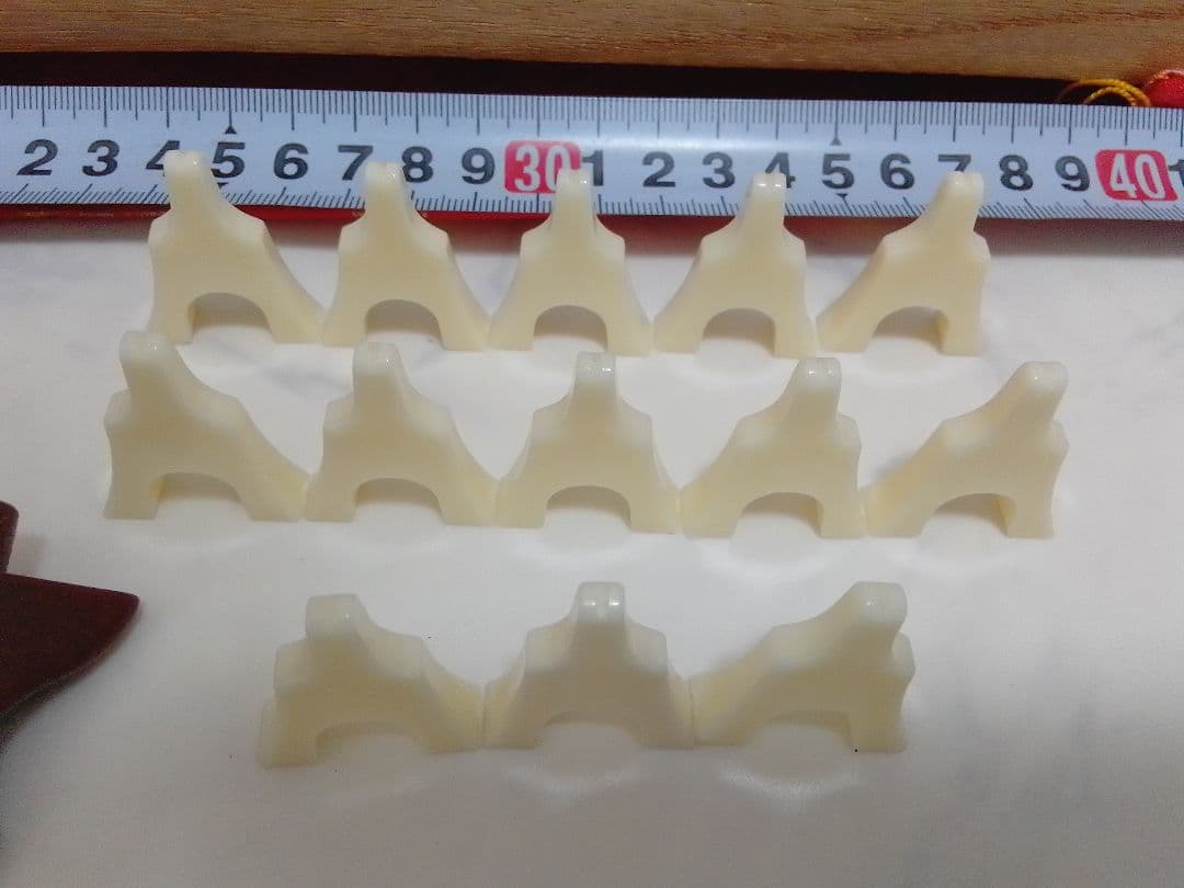 ☆美品☆ ミニ琴 2尺琴 全長約60cm×全幅約13cm お琴の手びき付 木製