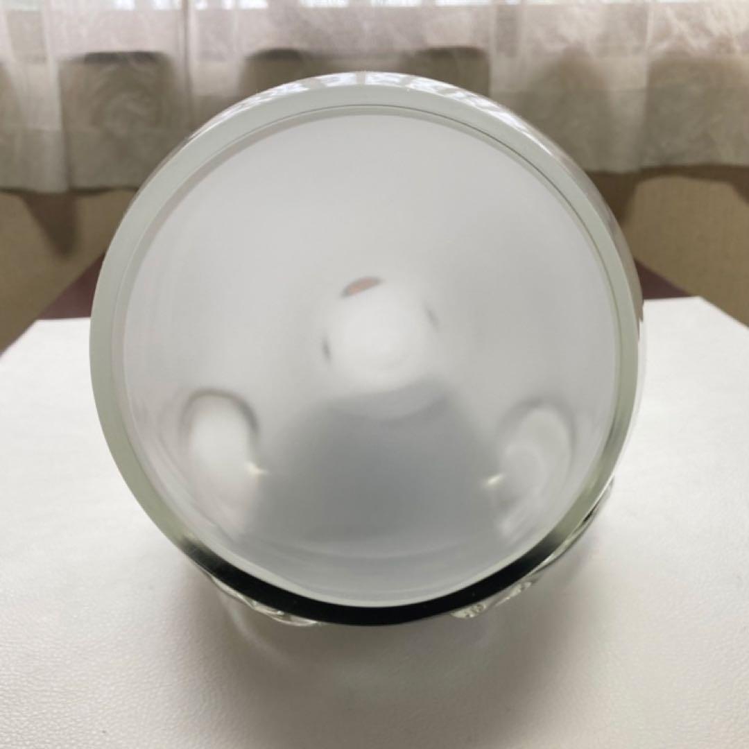 岩津ガラス ペンギン 置物 オブジェ ランプシェード スタンド 工芸品 レトロ