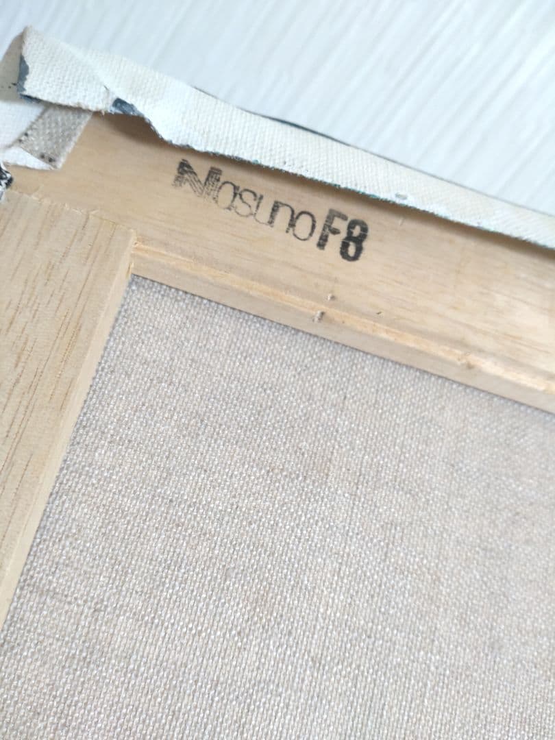 狐の油絵【軌跡】1点物の原画◆作者サイン入り/油彩画/F8号キャンバス