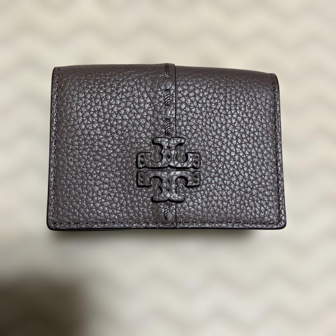 (美品)トリーバーチ　マックグロー　トライフォールド　ミニウォレット　折り財布