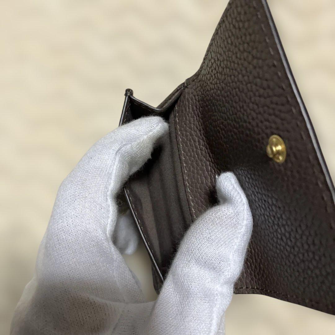 (美品)トリーバーチ　マックグロー　トライフォールド　ミニウォレット　折り財布