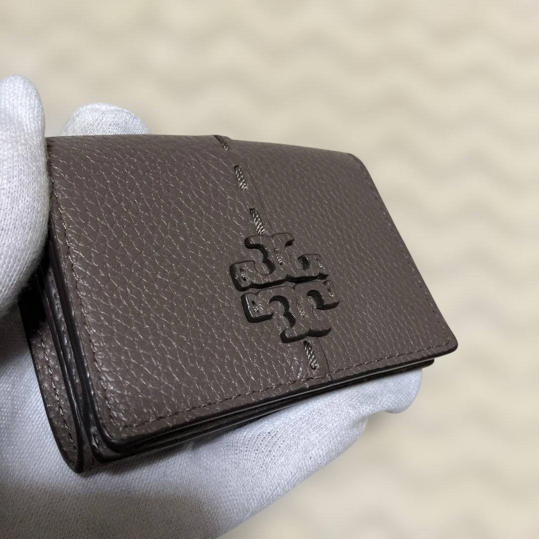 (美品)トリーバーチ　マックグロー　トライフォールド　ミニウォレット　折り財布
