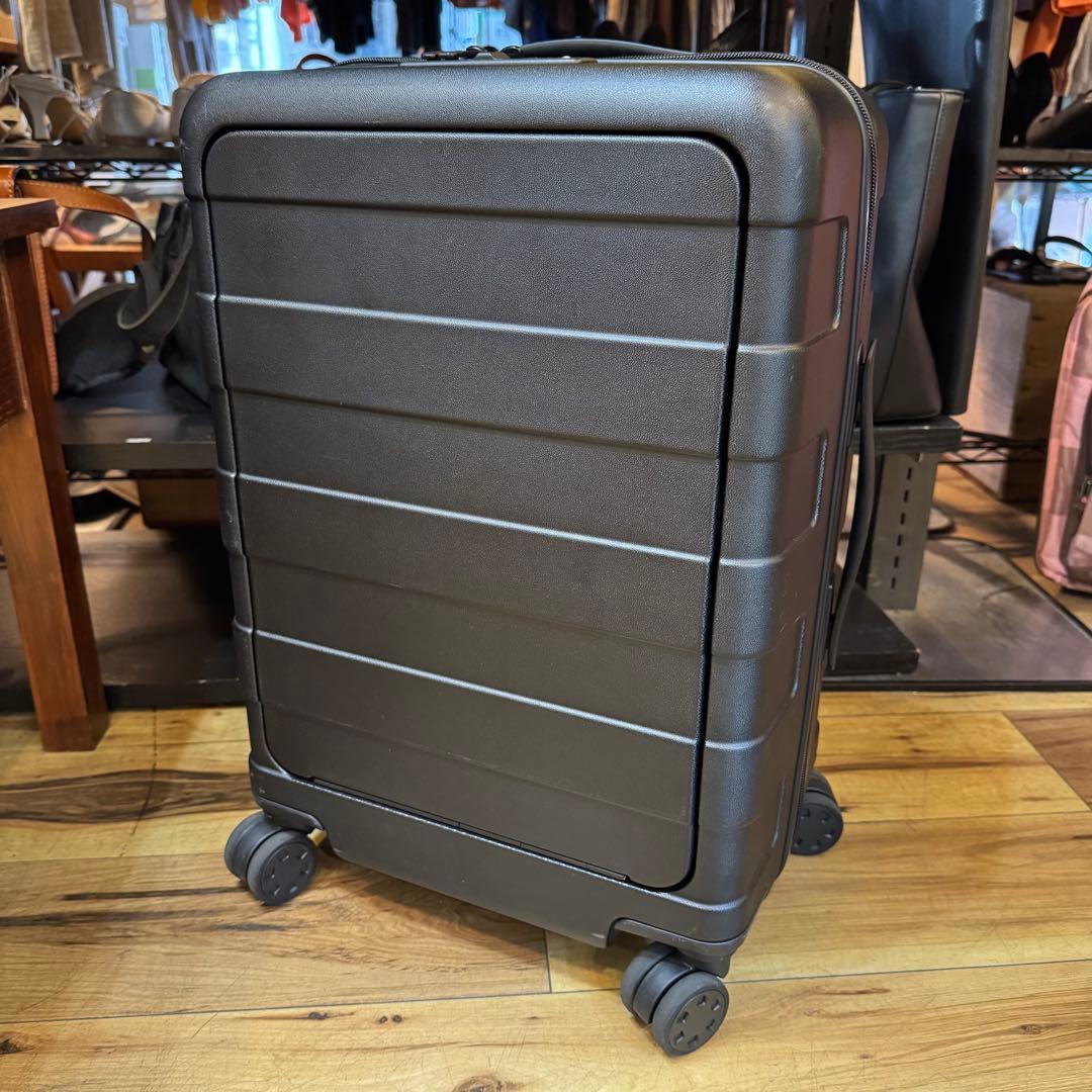 286＊■無印良品　ハードキャリーケース　ブラック　32L　バッグ付き　鍵2本