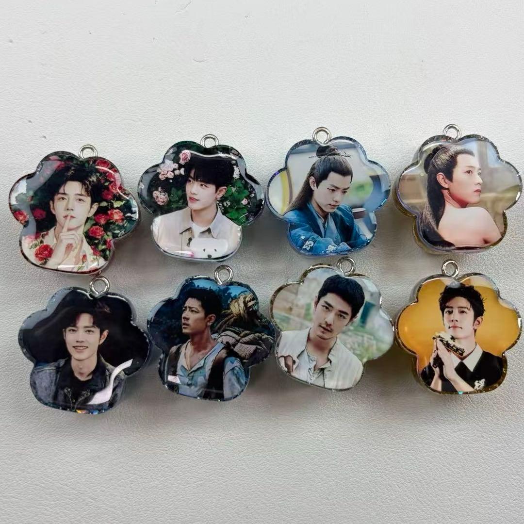 Mサイズ 新作 肖戦 王一博 レジン肉球キーホルダー　12点セット❣️1230