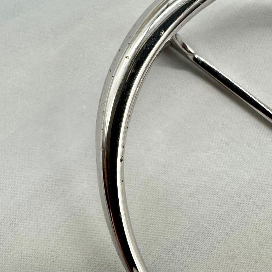 MIKIMOTO ミキモト ブローチ パール アコヤ真珠 サークル シルバー