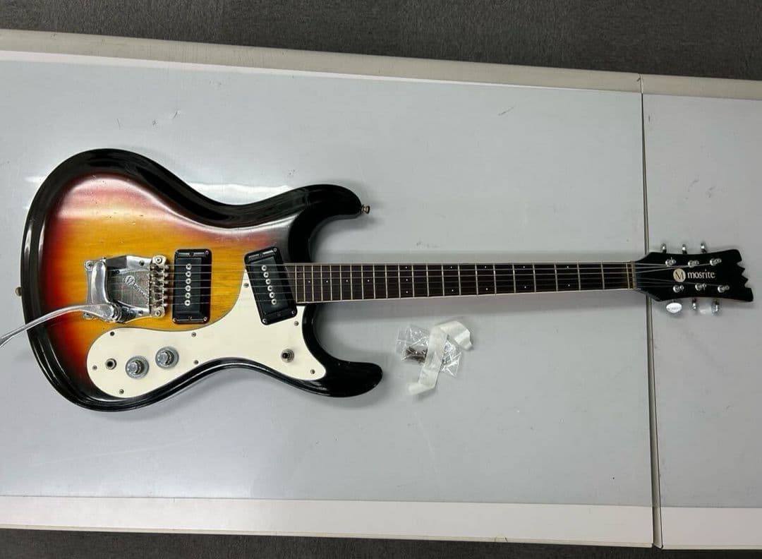 まあ 純正ハードケース付 国産ビンテージ Firstman Mosrite