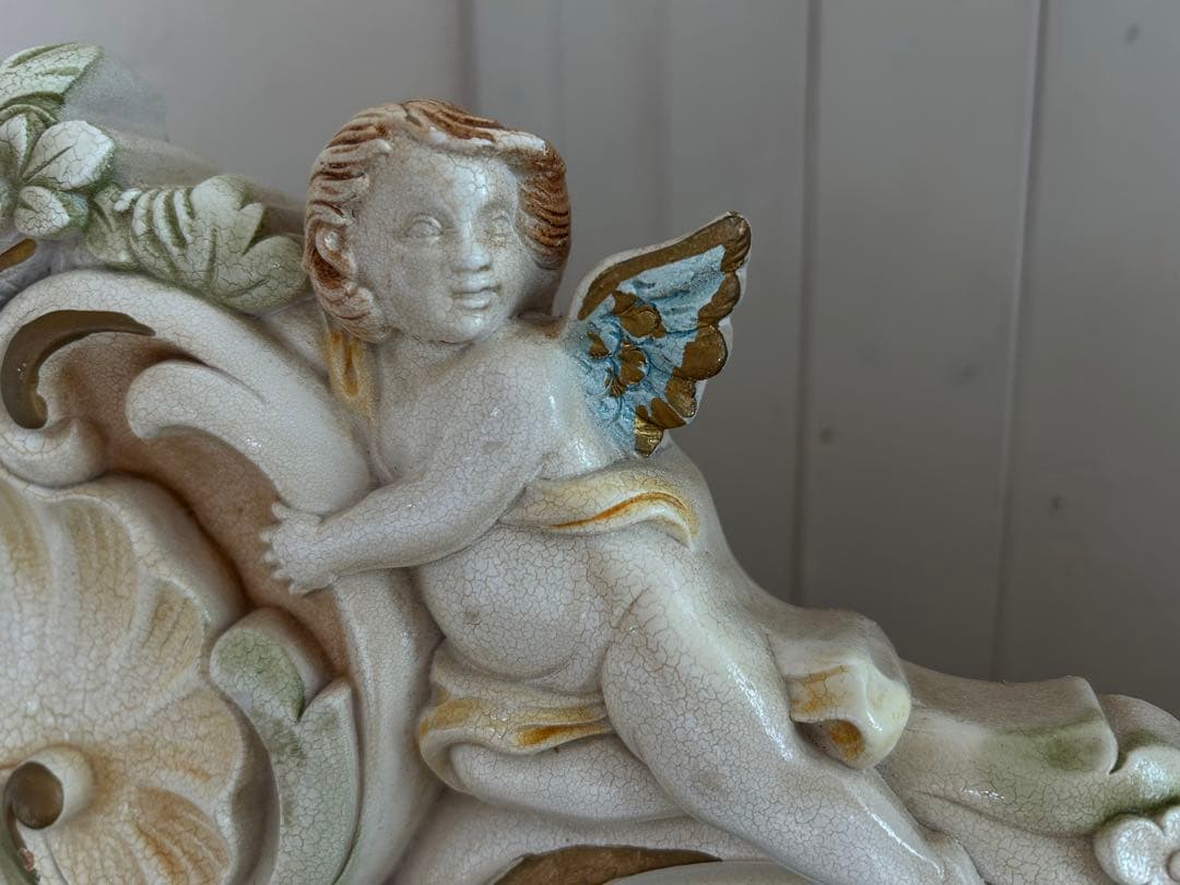 装飾的なオーバル型ミラー