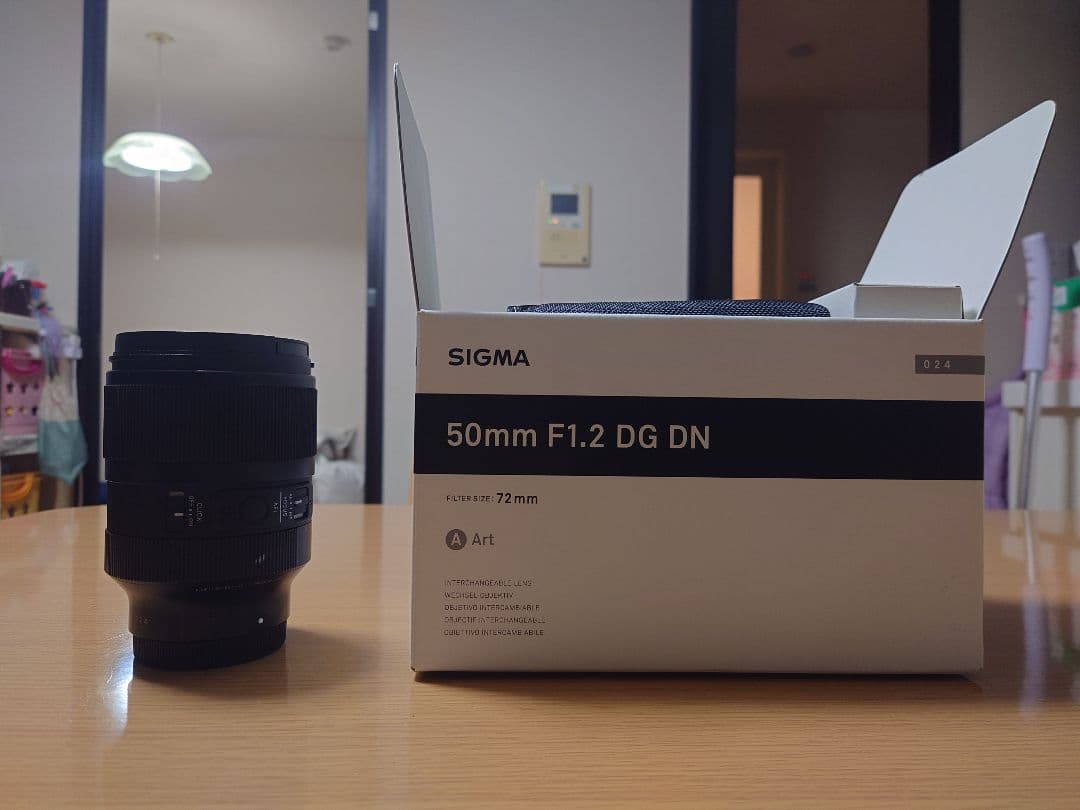 シグマ50ミリF1.2ART（Eマウント）