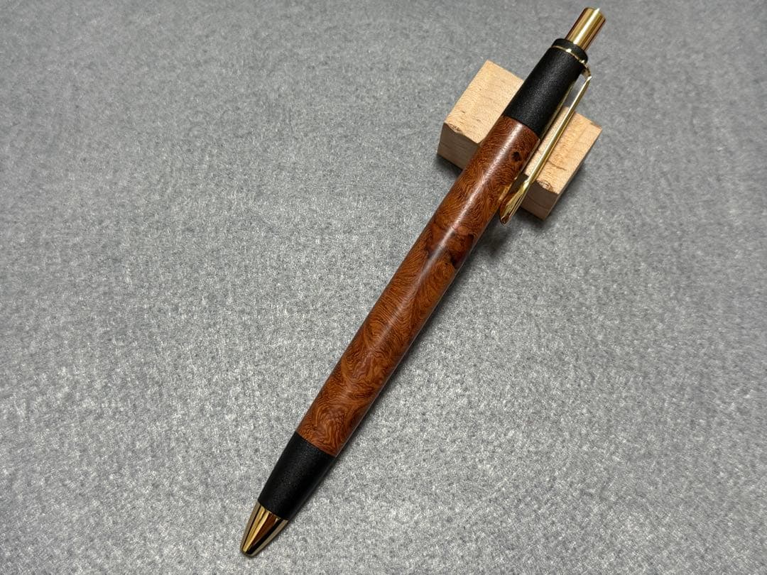 ボナンペン 真鍮金具 花梨瘤MP BP [野原工芸 工房楔 こぶた工房]