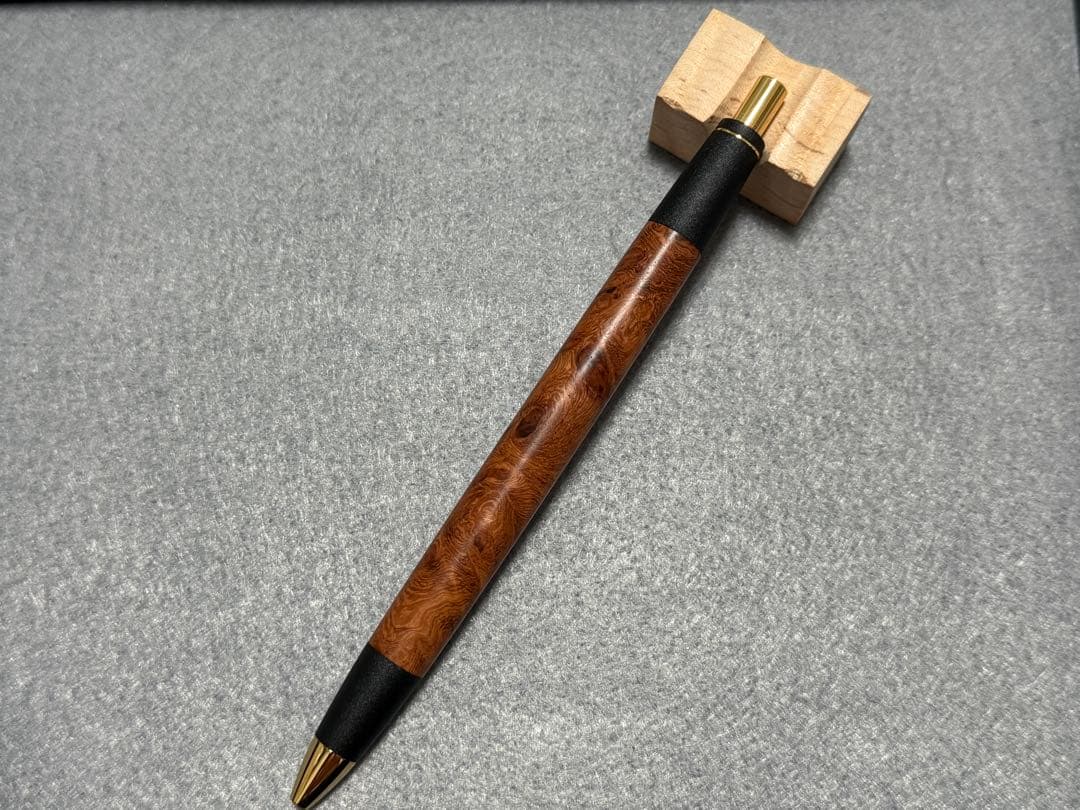 ボナンペン 真鍮金具 花梨瘤MP BP [野原工芸 工房楔 こぶた工房]