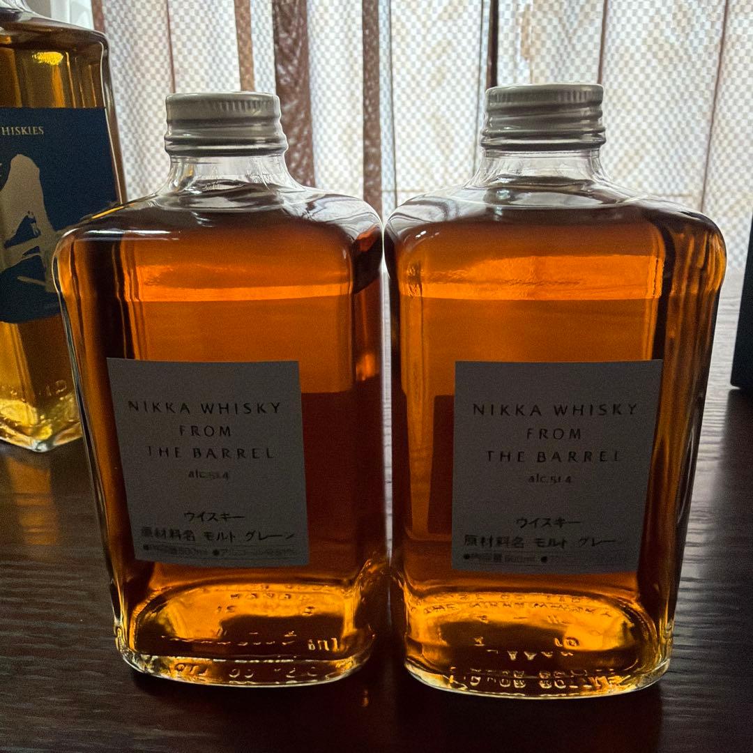 ニッカ　フロムザバレル　カートン付き2本セット