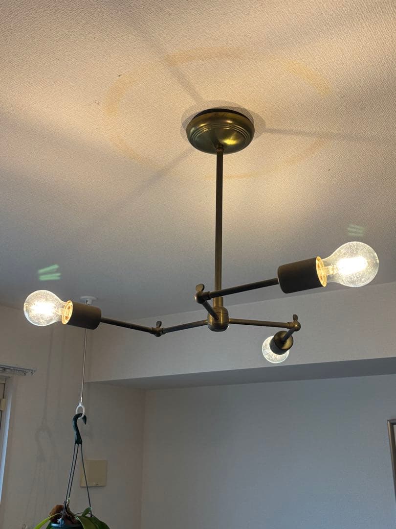 アクメファニチャーSOLID BRASS LAMP 3ARM / BLACK