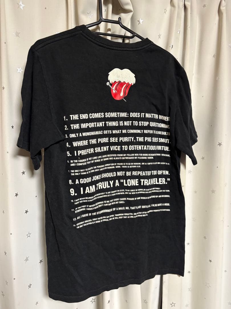 ナンバーナイン number nine ストーンズTシャツ ブラック キムタク着