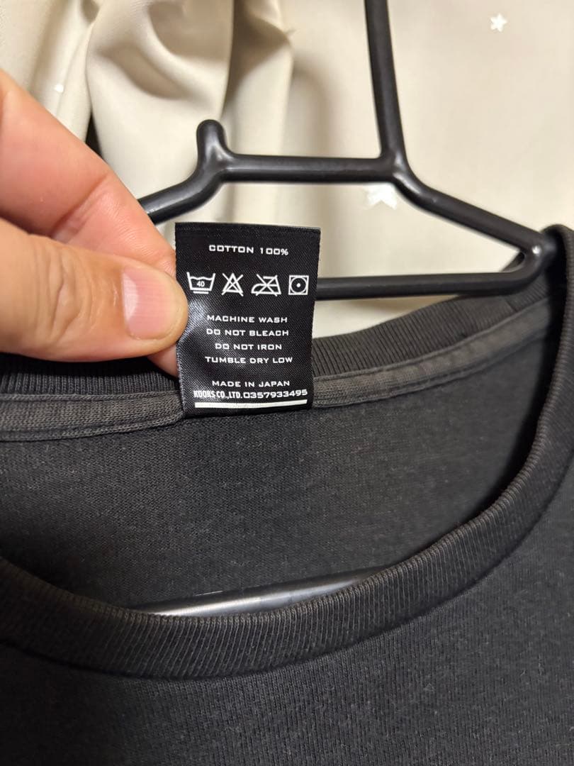 ナンバーナイン number nine ストーンズTシャツ ブラック キムタク着