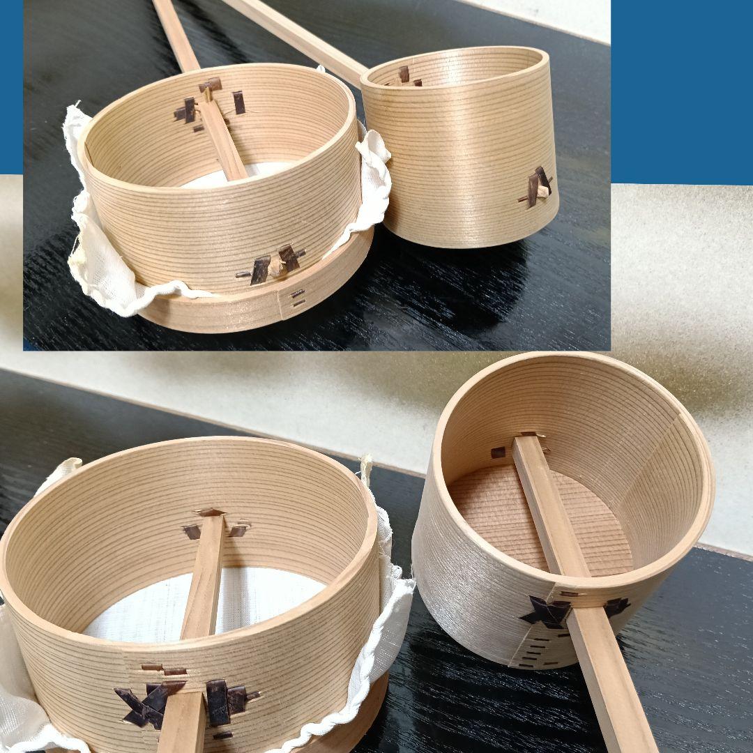 AN6 つくばい杓と水漉杓 替布6枚 未使用 紙箱 茶道具