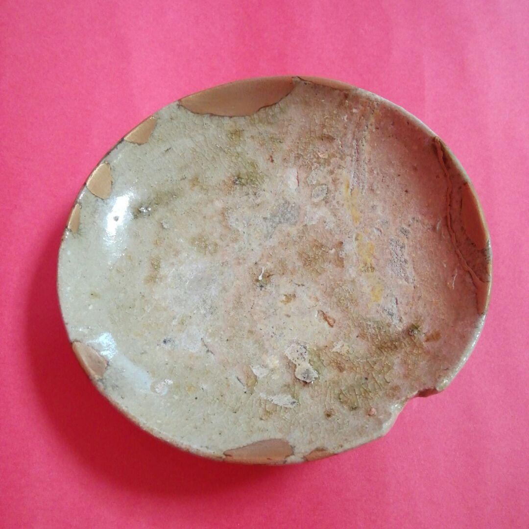 古唐津酒盃　青唐酒盃　古唐津皿　唐津皿　　桃山　~　江戸初期