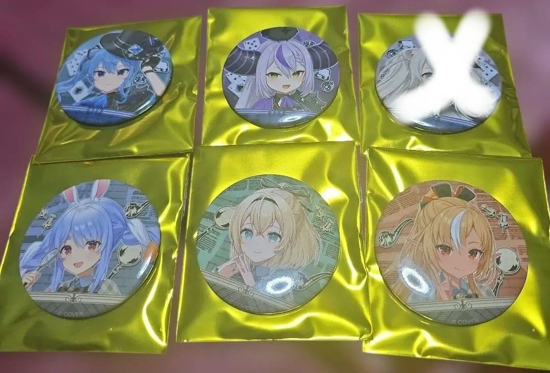 新品 ホロライブ ホロ謎 限定 缶バッジ 全14種類