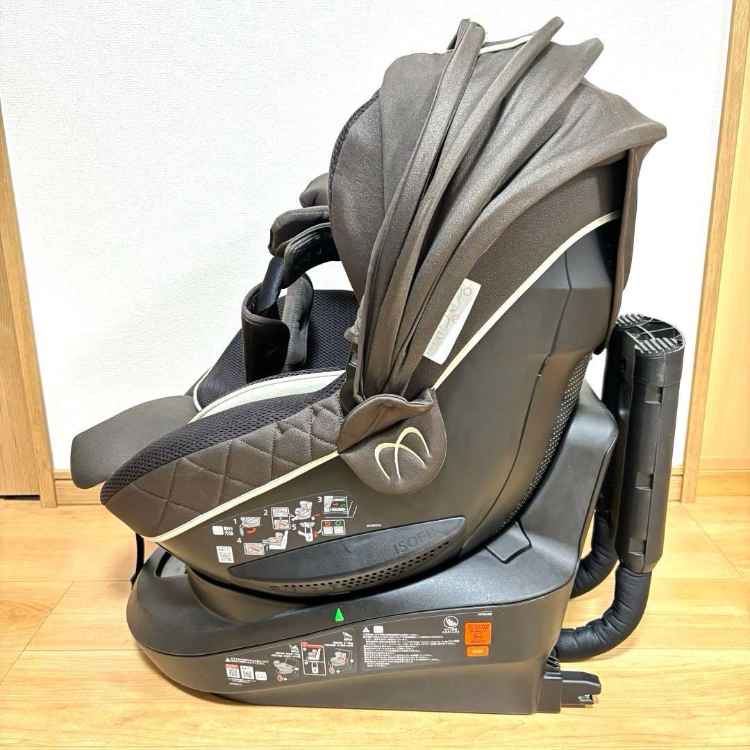 なおぴーエールベベ 新生児 ISOFIX 回転型 クルット6i グランス