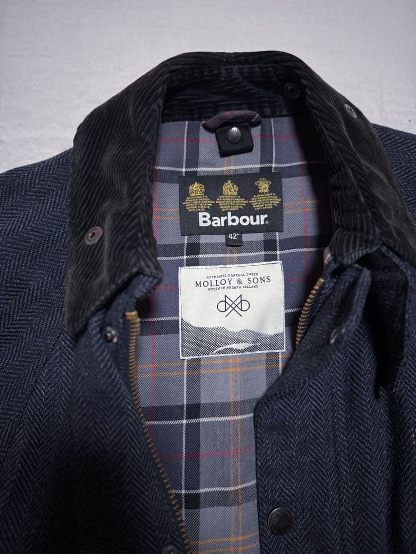 Barbour Bedale SL Molloy & Sons ジャケット 42
