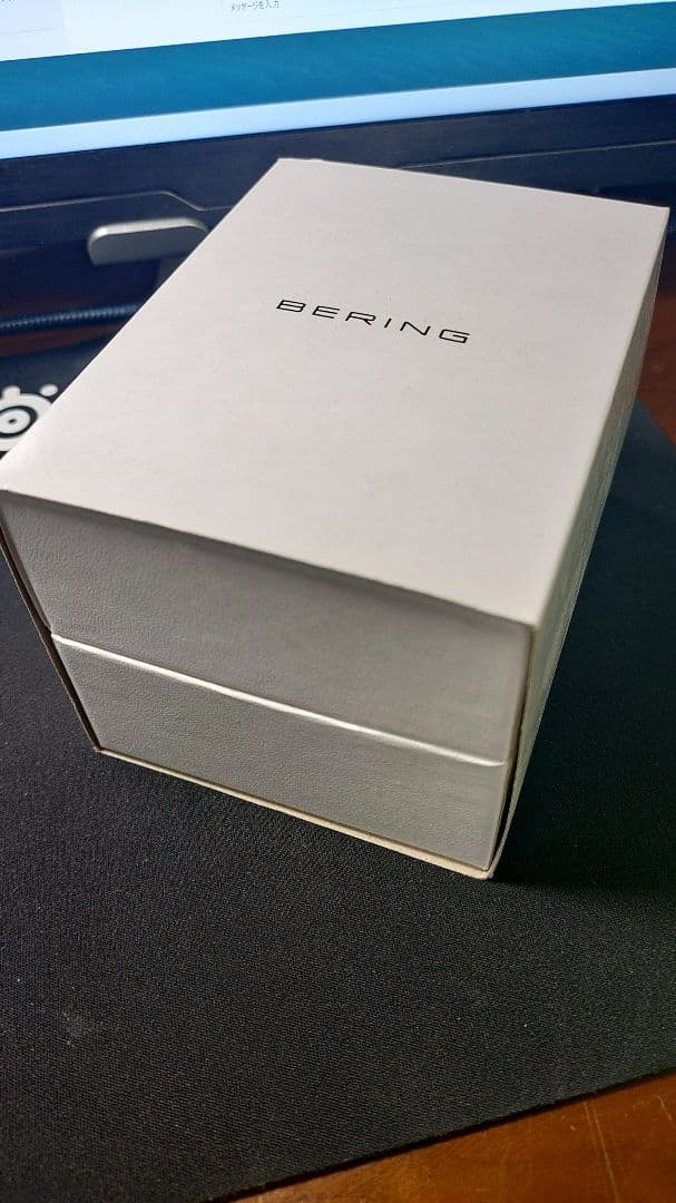 A*y様 中古：保証書つき、BERING SOLAR 腕時計 ブルー メッシュ