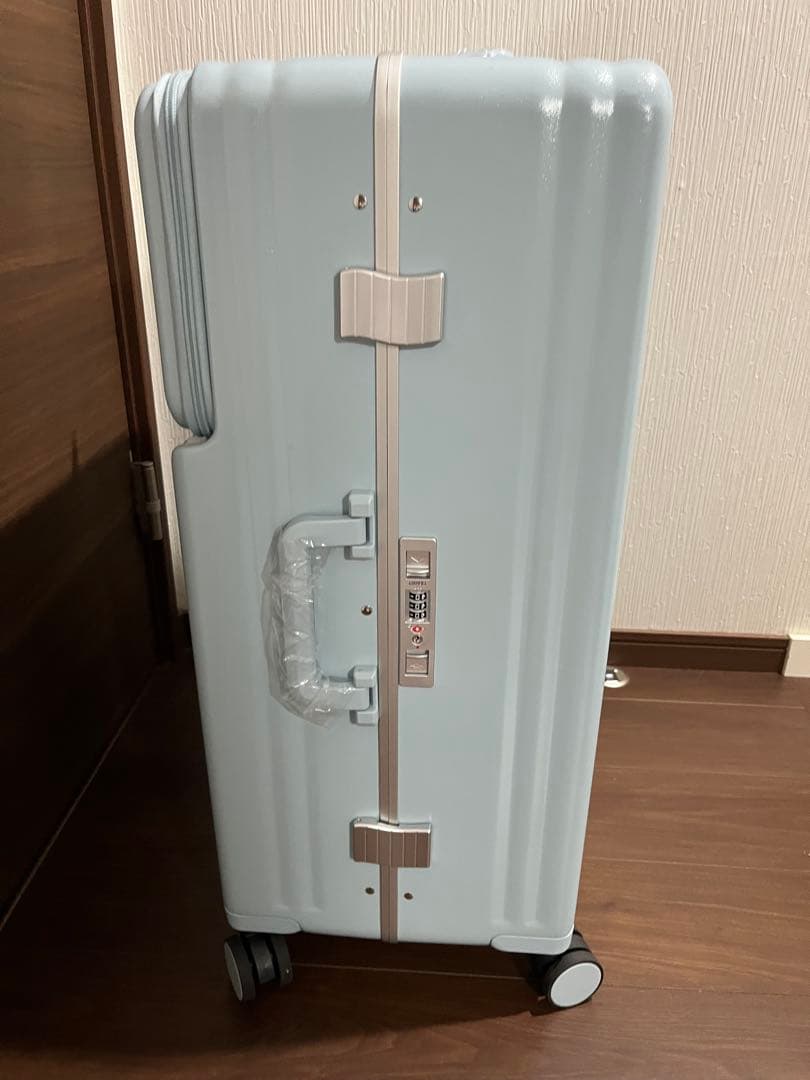 【Ashard 】キャリーケース 水色 大容量Lサイズ