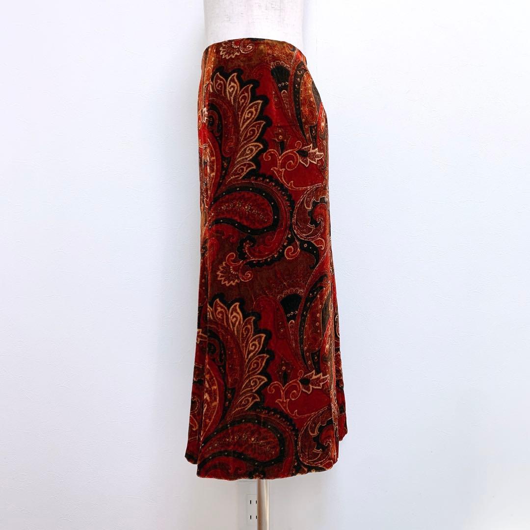 【れいこ✨】定価60,000円❤️マックスマーラ✨ベルベット生地スカート