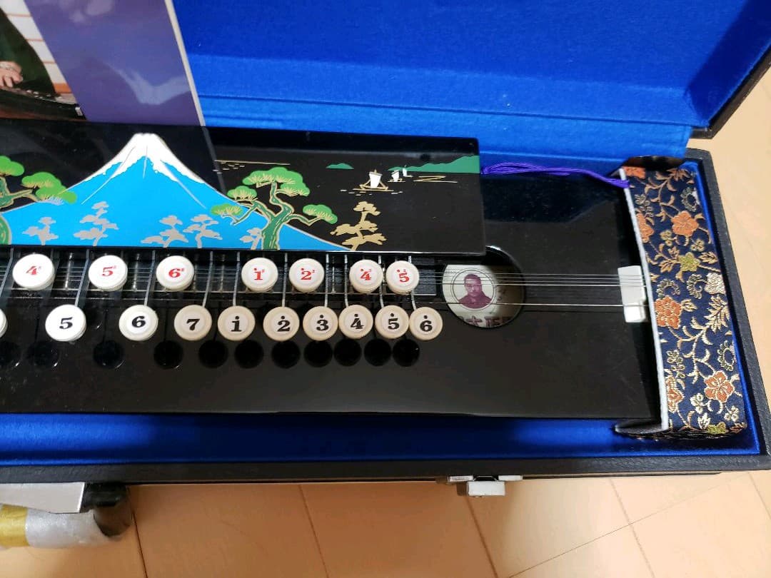 古賀大正琴弦　大正琴　古賀政男　琴　アンティーク　楽器