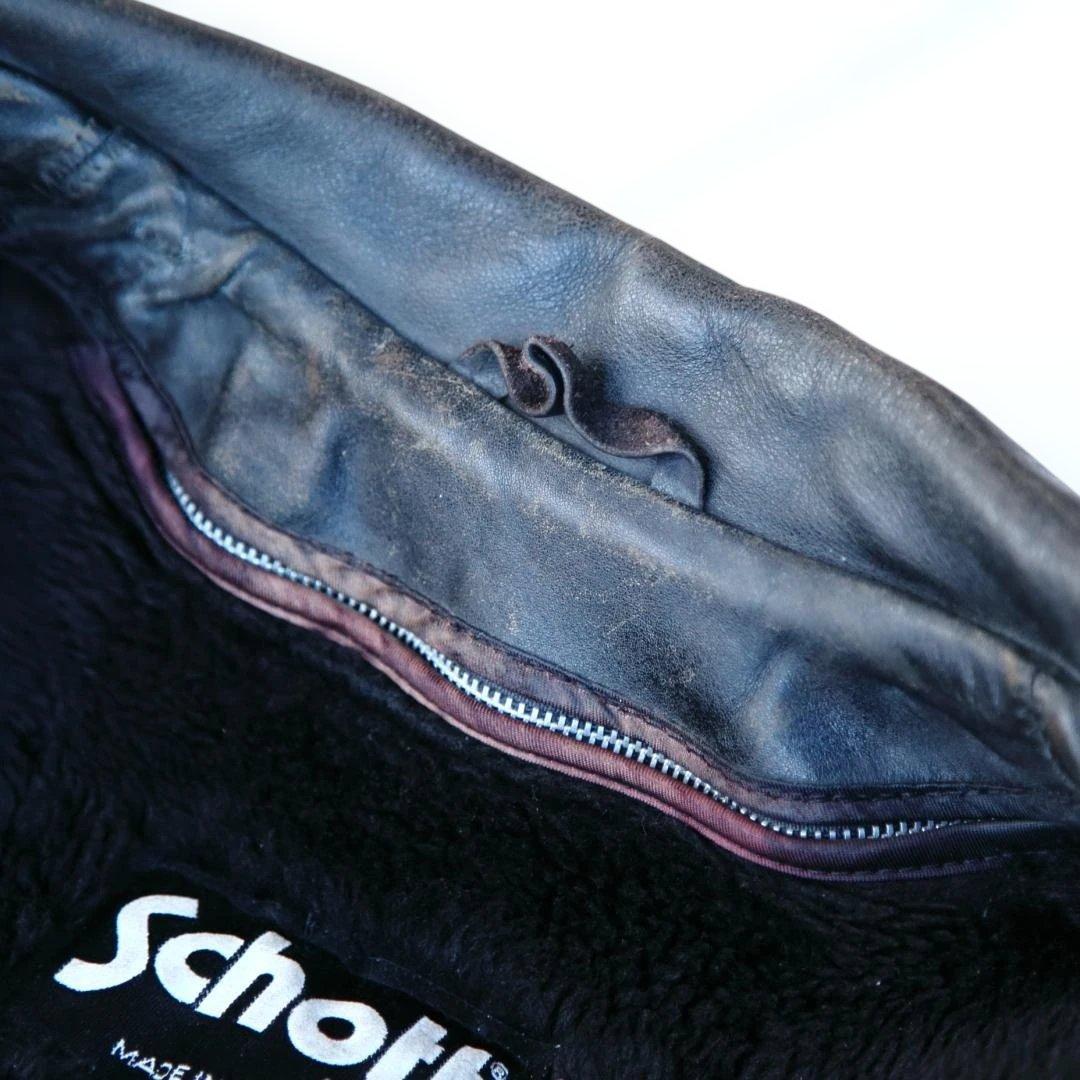 Schott（ショット） 642 シングルライダースジャケット メンズ 38