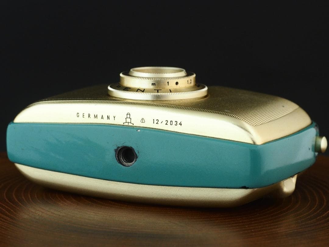 PENTI ハーフ判カメラ TRIOPLAN 3.5/30 ターコイズブルー