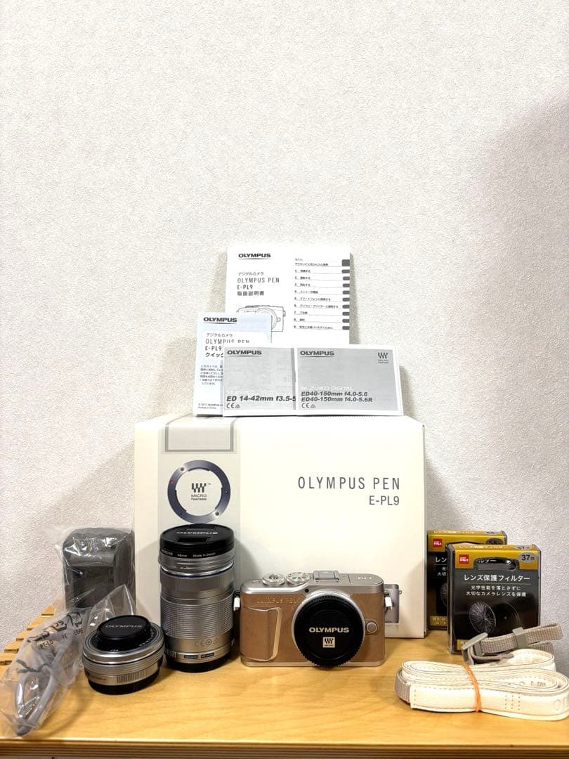OLYMPUS PEN E-PL9 ダブルズームキット ブラウン